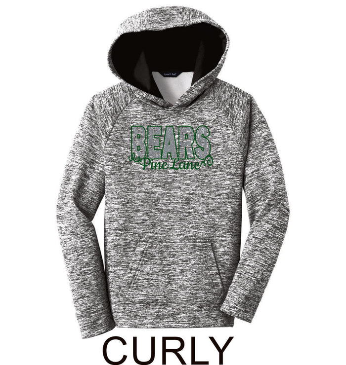 PLE Wicking Heather Hoodie- Youth and Adult Sizes