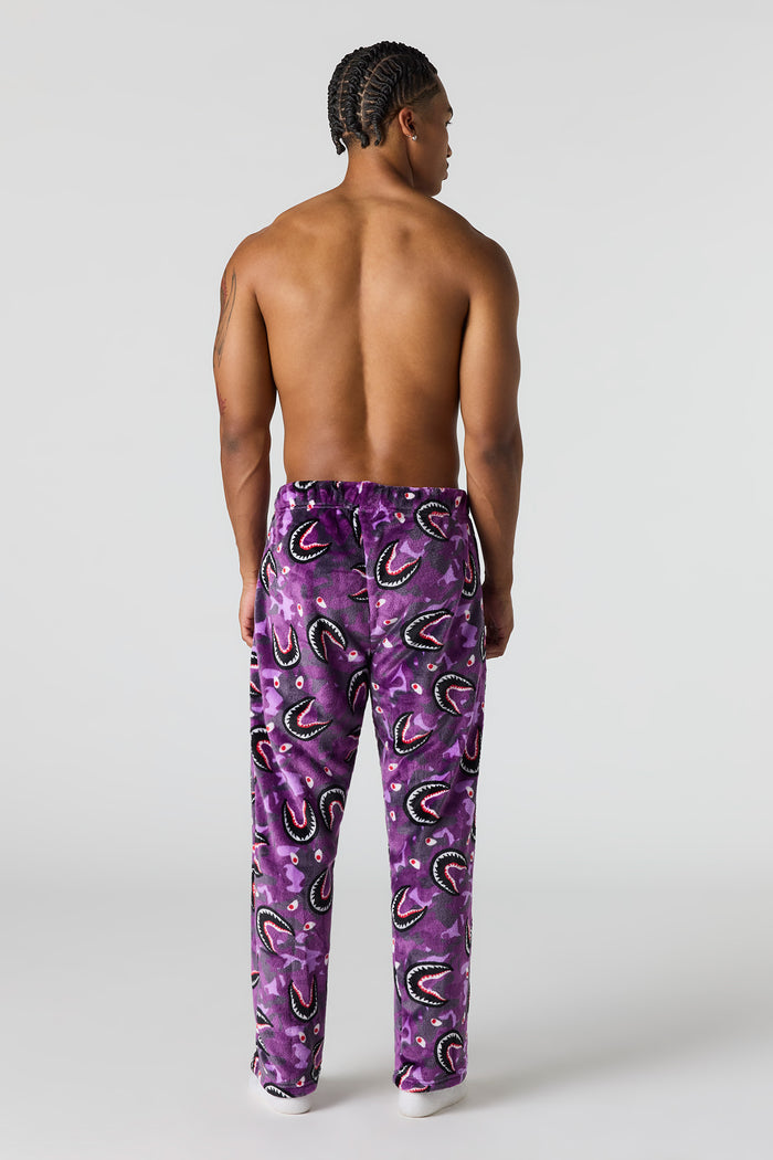 Plush Printed Pajama Pant