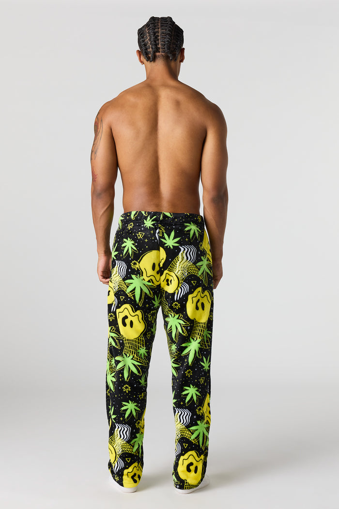 Plush Printed Pajama Pant