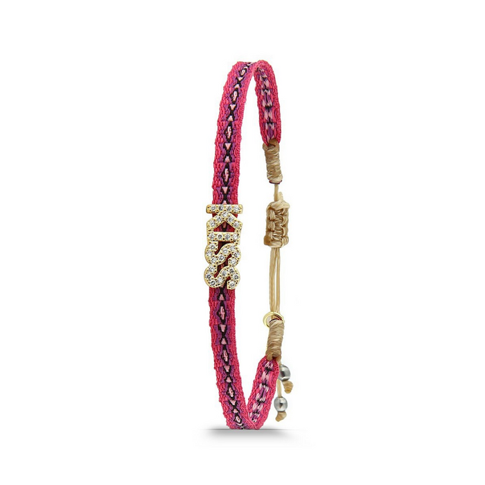 Polo Exchange Friendship Kiss Fabric Bracelet