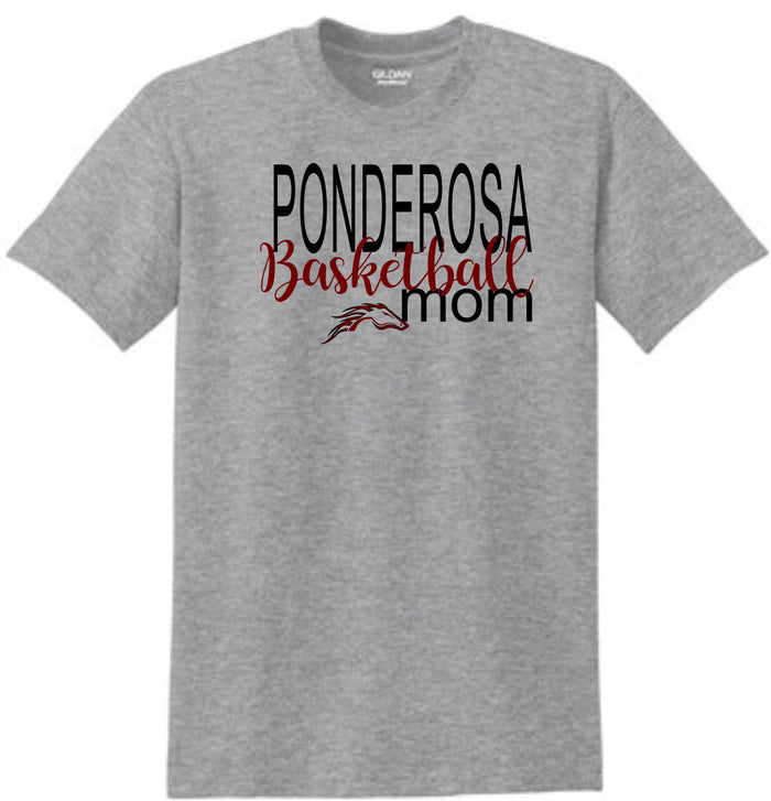 Pondo Basketball Basic MOM Tee- Matte or Glitter