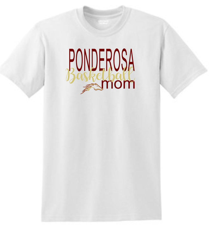 Pondo Basketball Basic MOM Tee- Matte or Glitter