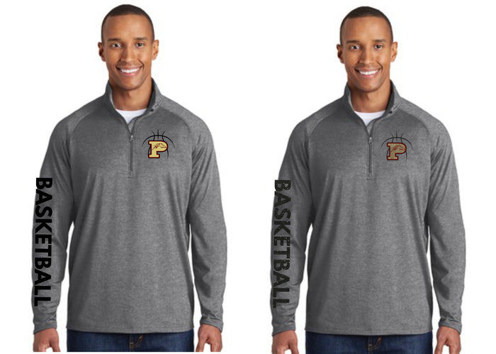 Pondo Basketball Sports Wik 1/4 Zip Pullover- Ladies or Unisex
