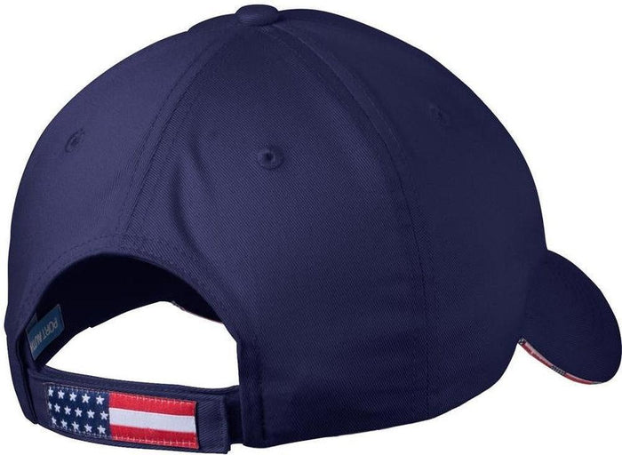 no-logo Port Authority Americana Flag Sandwich Cap-Regular-Port Authority-Thread Logic