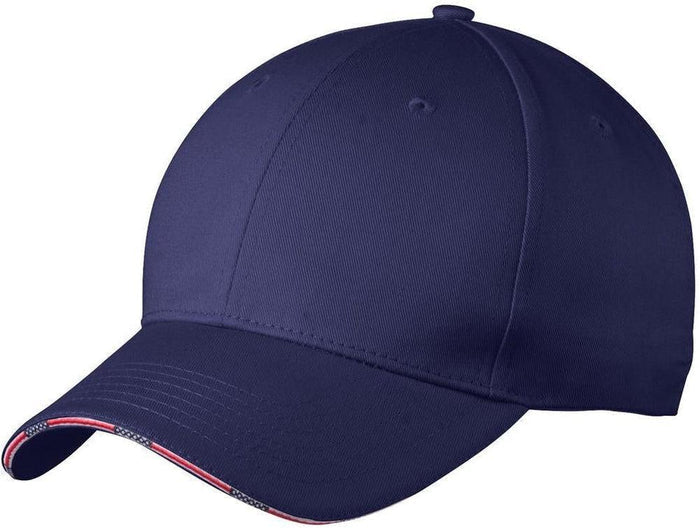 no-logo Port Authority Americana Flag Sandwich Cap-Regular-Port Authority-Thread Logic