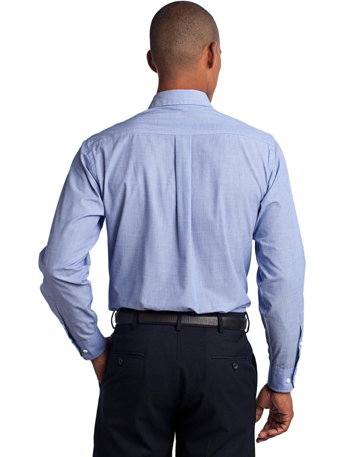 no-logo Port Authority Crosshatch Easy Care Shirt-Regular-Port Authority-Thread Logic