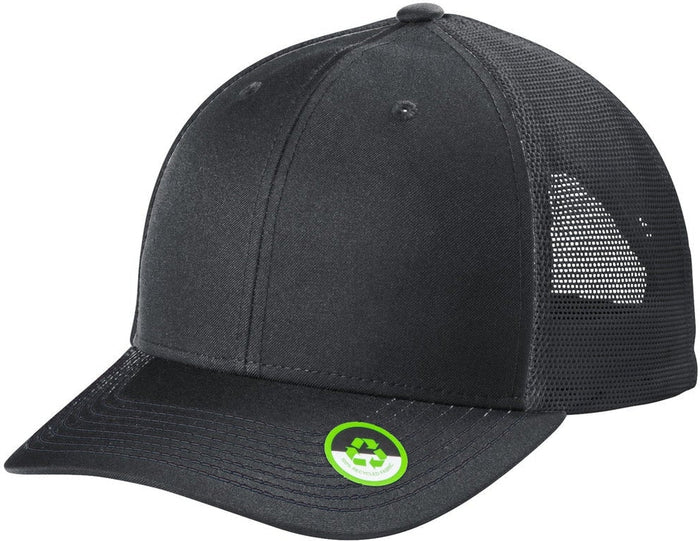 no-logo Port Authority Eco Snapback Trucker Cap-Regular-Port Authority-Grey Steel-OSFA-Thread Logic