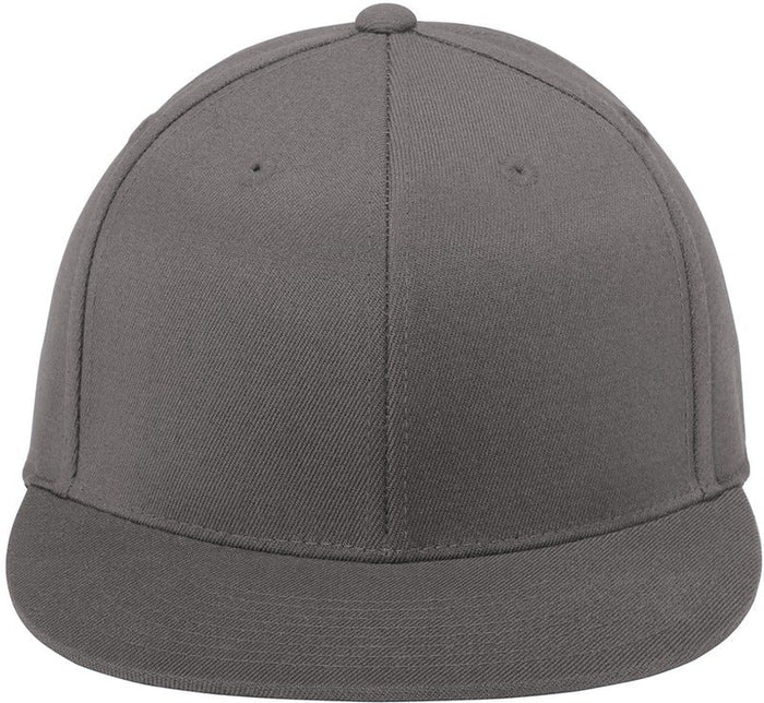 Port Authority Flexfit 210 Flat Bill Cap-Regular-Port Authority-Grey-S/M-Thread Logic