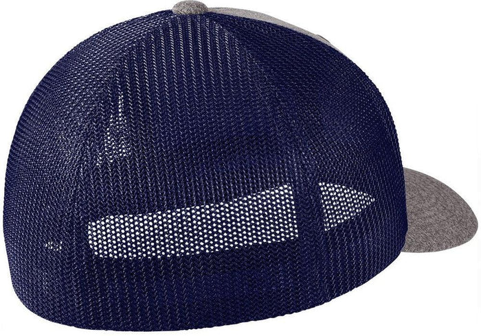 no-logo Port Authority Flexfit Melange Mesh Back Trucker Cap-Regular-Port Authority-Thread Logic
