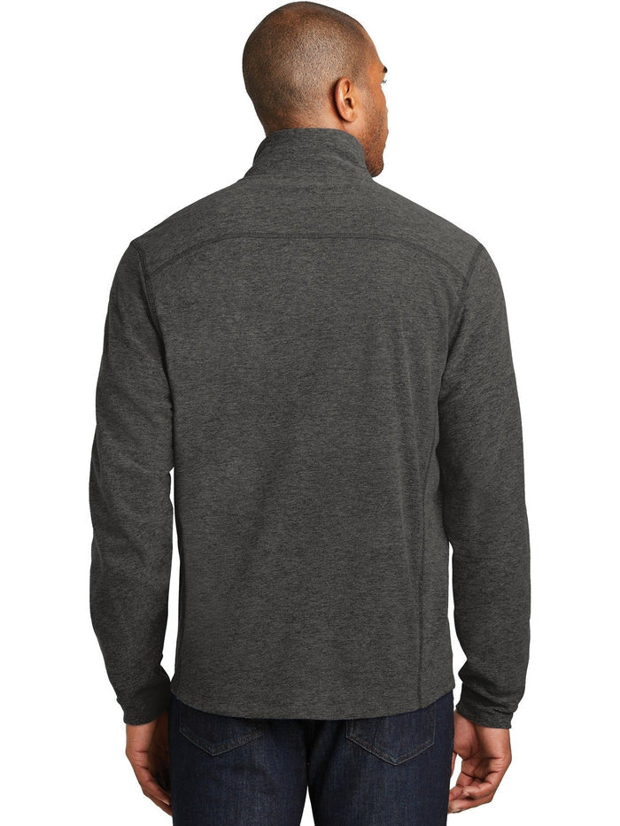 no-logo Port Authority Heather Microfleece Full-Zip Jacket-Regular-Port Authority-Thread Logic