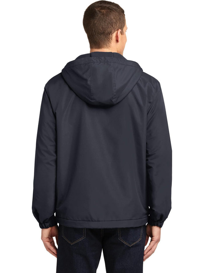 no-logo Port Authority Hooded Charger Jacket-Regular-Port Authority-Thread Logic