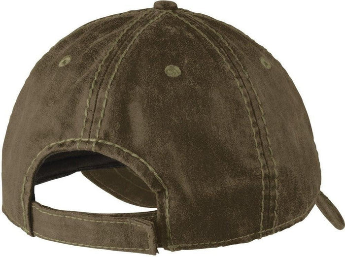 no-logo Port Authority Pigment Print Distressed Cap-Regular-Port Authority-Thread Logic