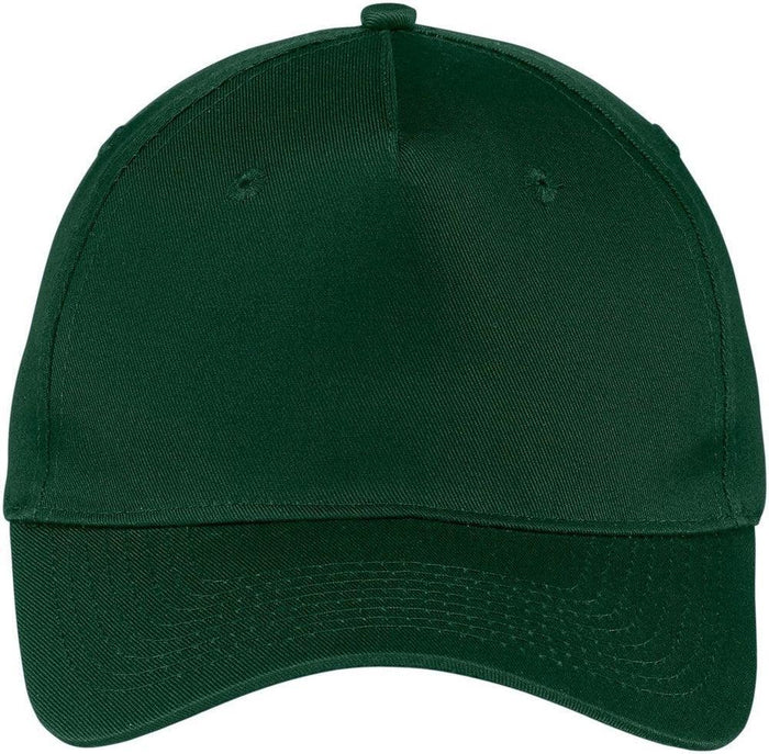 Port & Company Five-Panel Twill Cap-Regular-Port & Company-Hunter-OSFA-Thread Logic