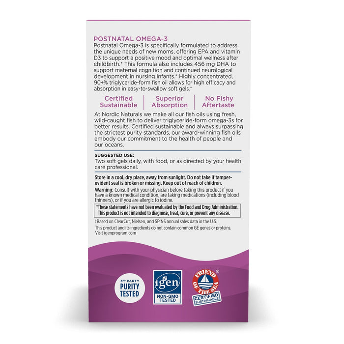 Postnatal Omega-3 by Nordic Naturals