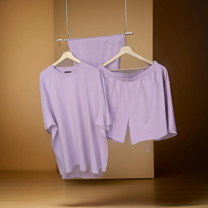 Tshirt + Lower/Jogger + Shorts / M