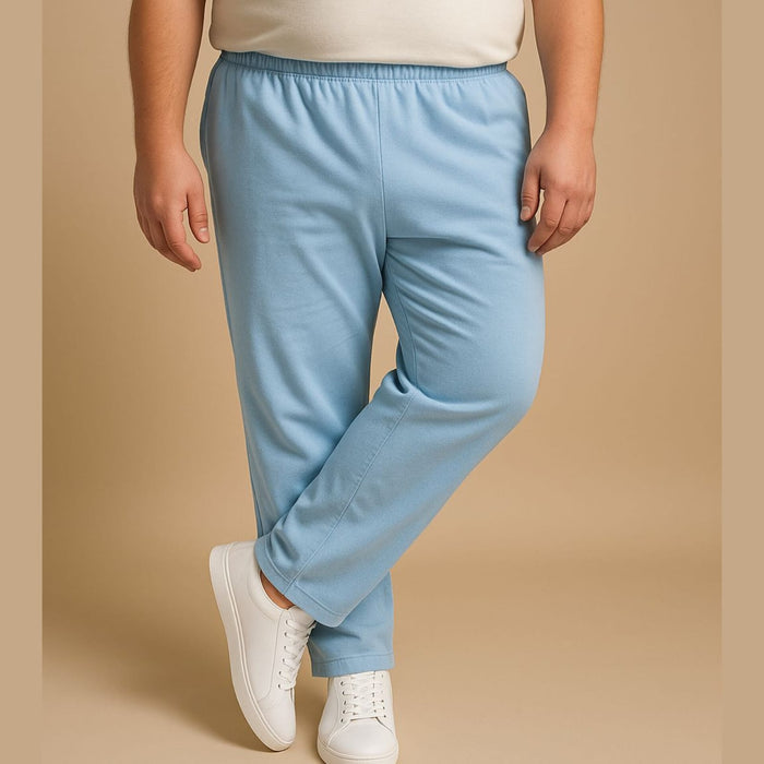 Premium Sky Blue Cotton Lower/Jogger (100% Cotton) from XXL to 12XL