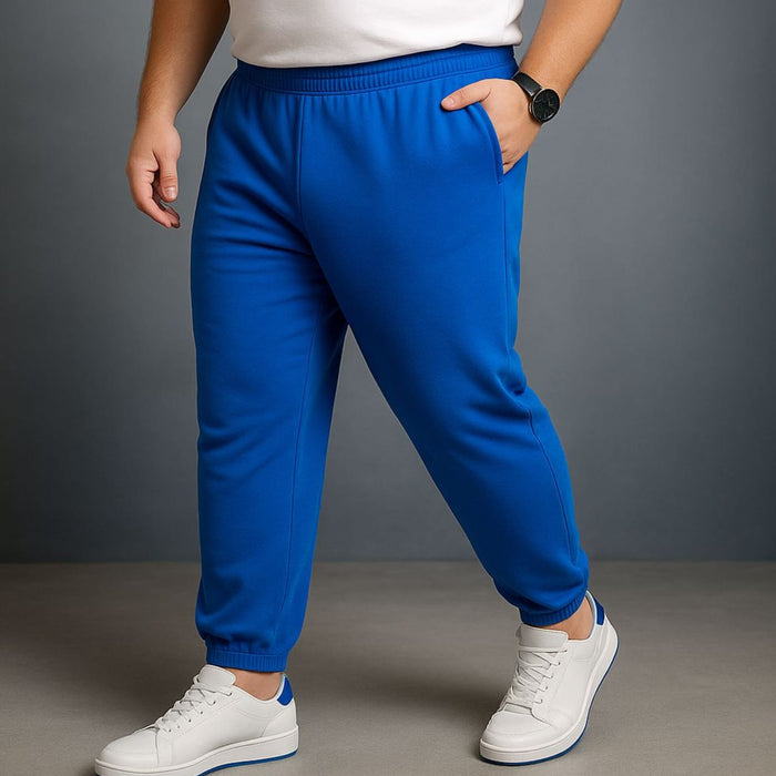 Premium Vibrant Blue Cotton Lower/Jogger (100% Cotton) from XXL to 12XL