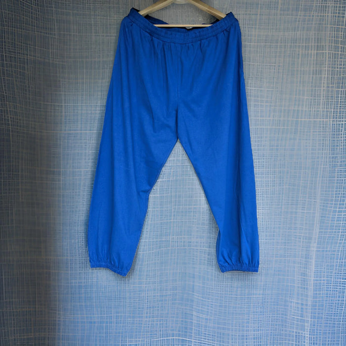 Premium Vibrant Blue Cotton Lower/Jogger (100% Cotton) from XXL to 12XL_Polo_Tshirts_Pant_Gym_Kurtas_Co-ords_Shorts_Joggers - Sizes from 12XL_11XL_10XL_9XL_8XL_7XL_6XL_5XL_4XL_3XL_2XL_XL.
