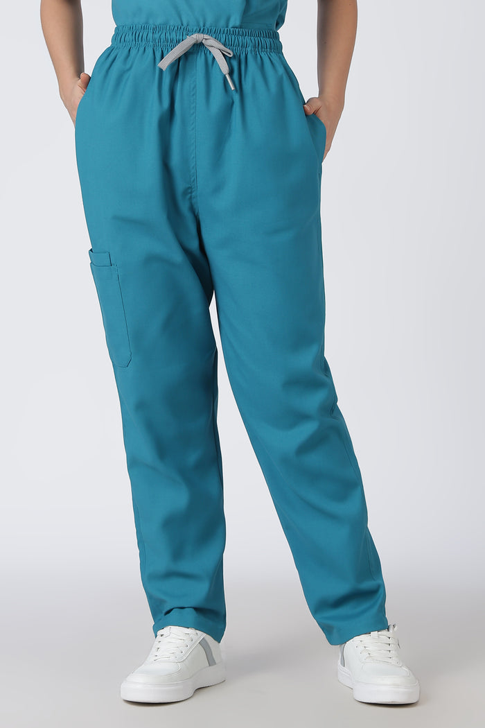Prime – Women's V-Neck Scrub - 7 Pocket - Aqua