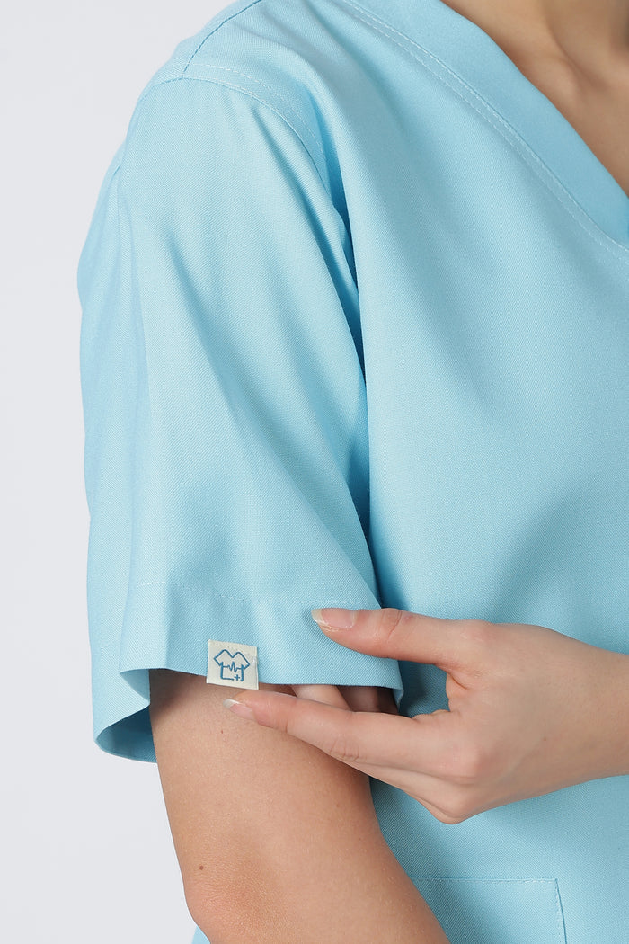 Prime – Women's V-Neck Scrub - 7 Pocket - Eucalyptus