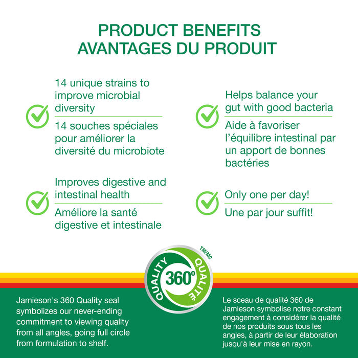 31000841 Jamieson Probiotic 10 Billion CFU, 60 ct 230733 9012 Probiotic-02