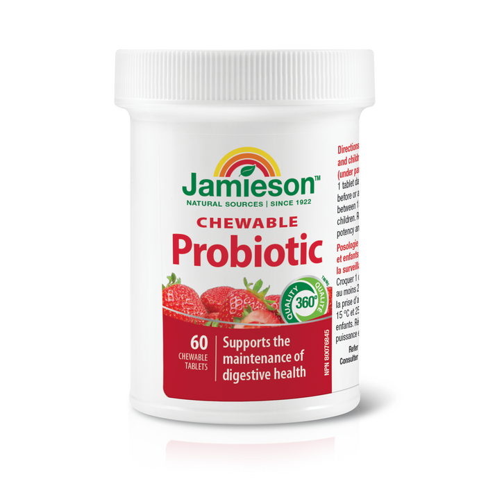 31000840 Jamieson Chewable Probiotic 2 Billion CFU, 60 ct 9011_ALT