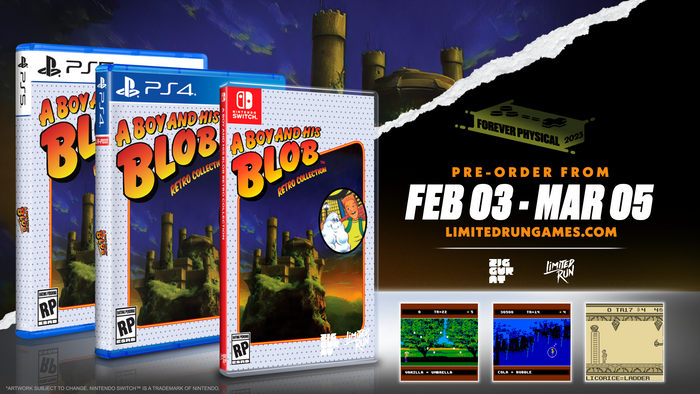 PS5 Limited Run #48: A Boy and His Blob Retro Collection
