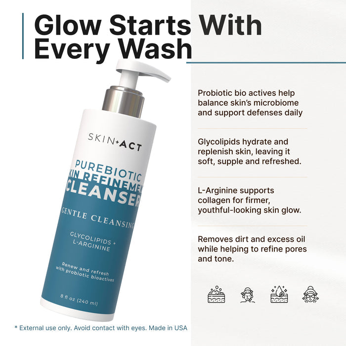 PureBiotic Skin Refinement Cleanser