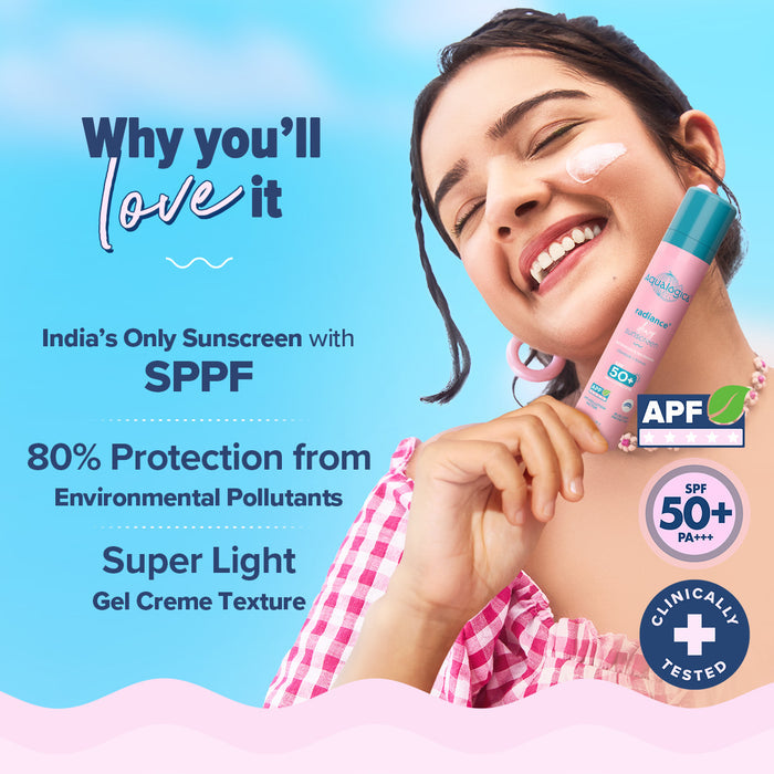 Radiance+ Dewy Sunscreen In-Vivo Tested with Watermelon & Niacinamide with SPF 50 & PA++++ - 50g(Pack of 3)