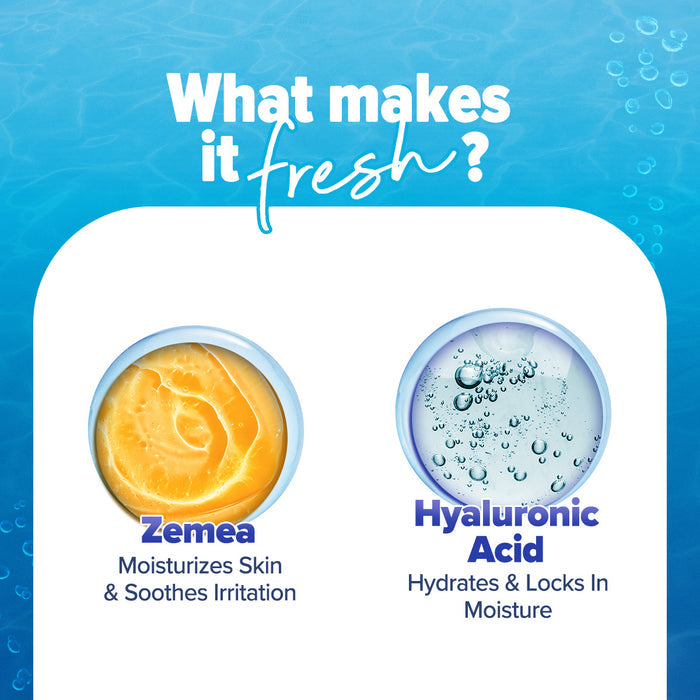 Hydrating scent formula with zemea and hyaluronic acid