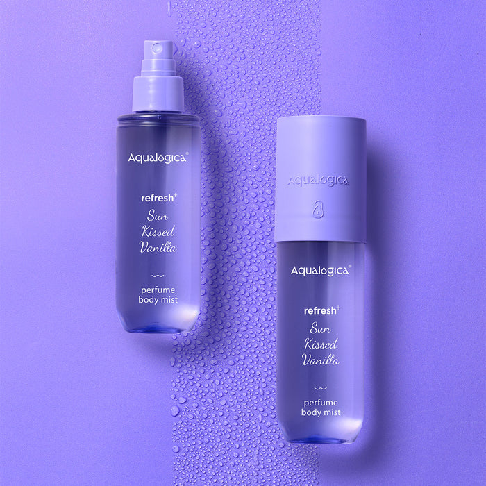 Aqualogica Refresh+ Sun Kissed Vanilla perfume body mist duo