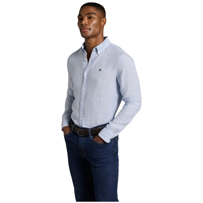 Regular Fit Mens Linen Shirt