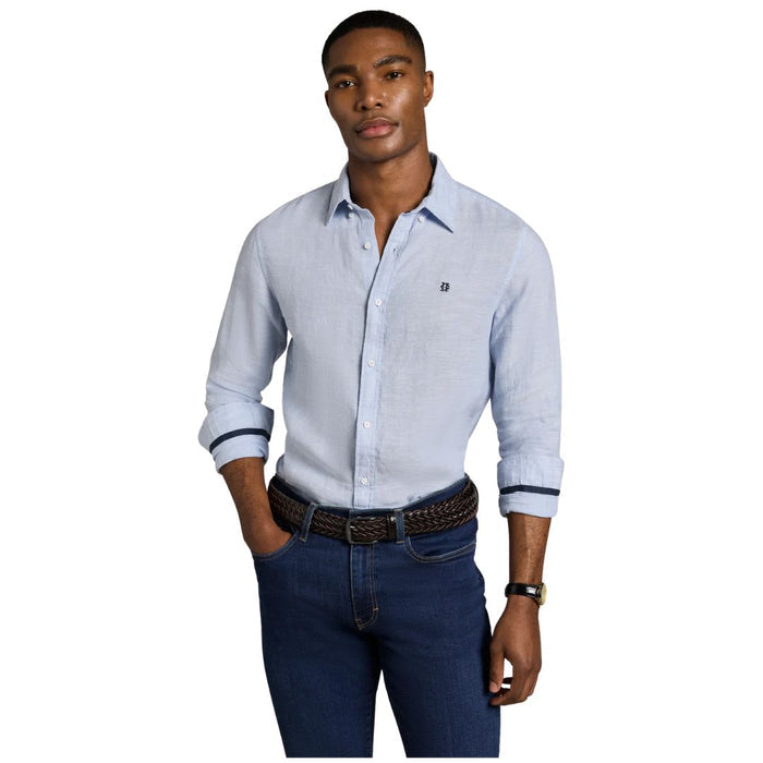 Regular Fit Mens Linen Shirt