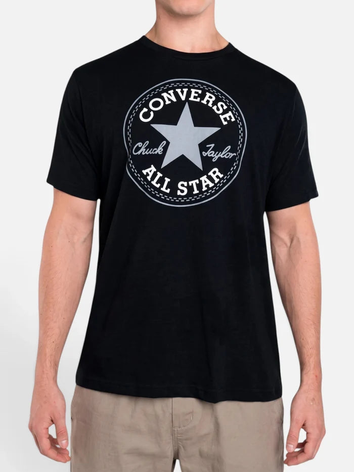 Remera Converse Patch Negro