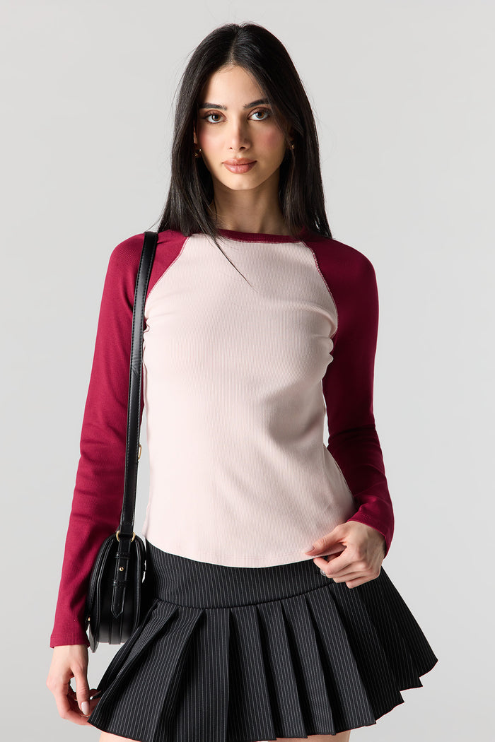 Ribbed Long Sleeve Top
