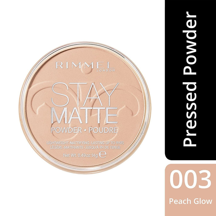Rimmel Stay Matte Pressed Powder-003 Peach Glow 14g