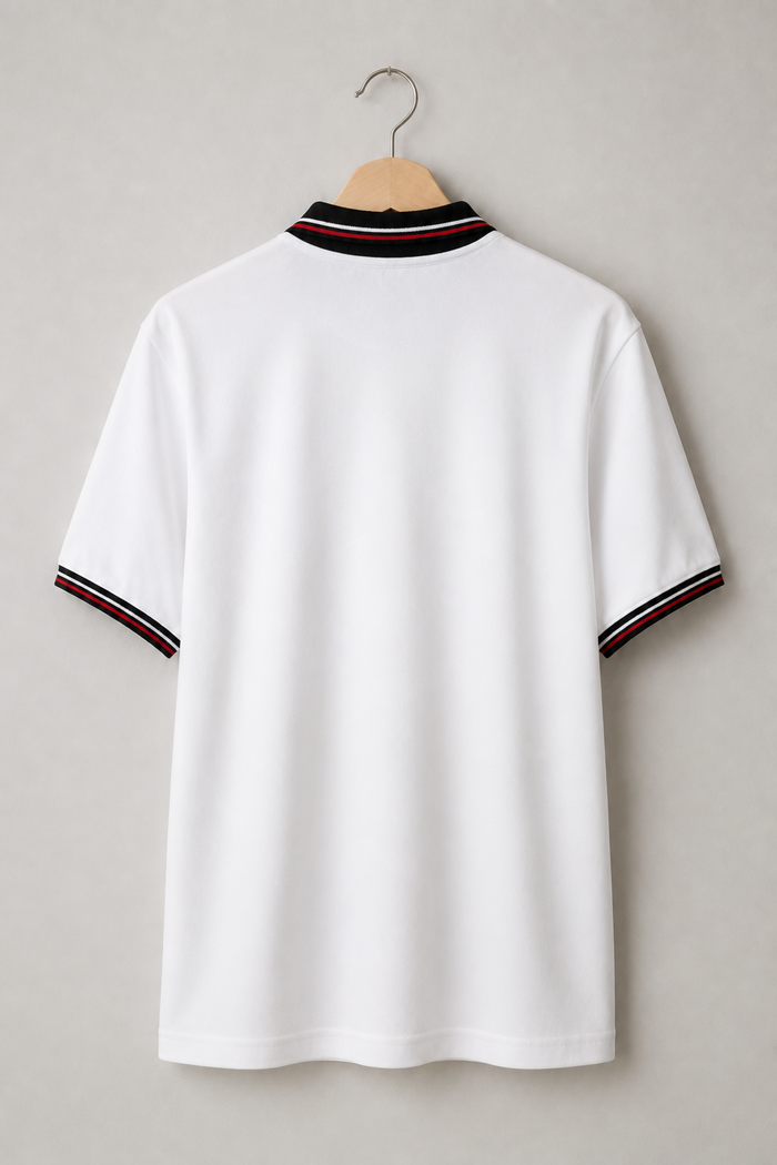 Riviera Tipped Collar Polo (Premium Cotton Blend)