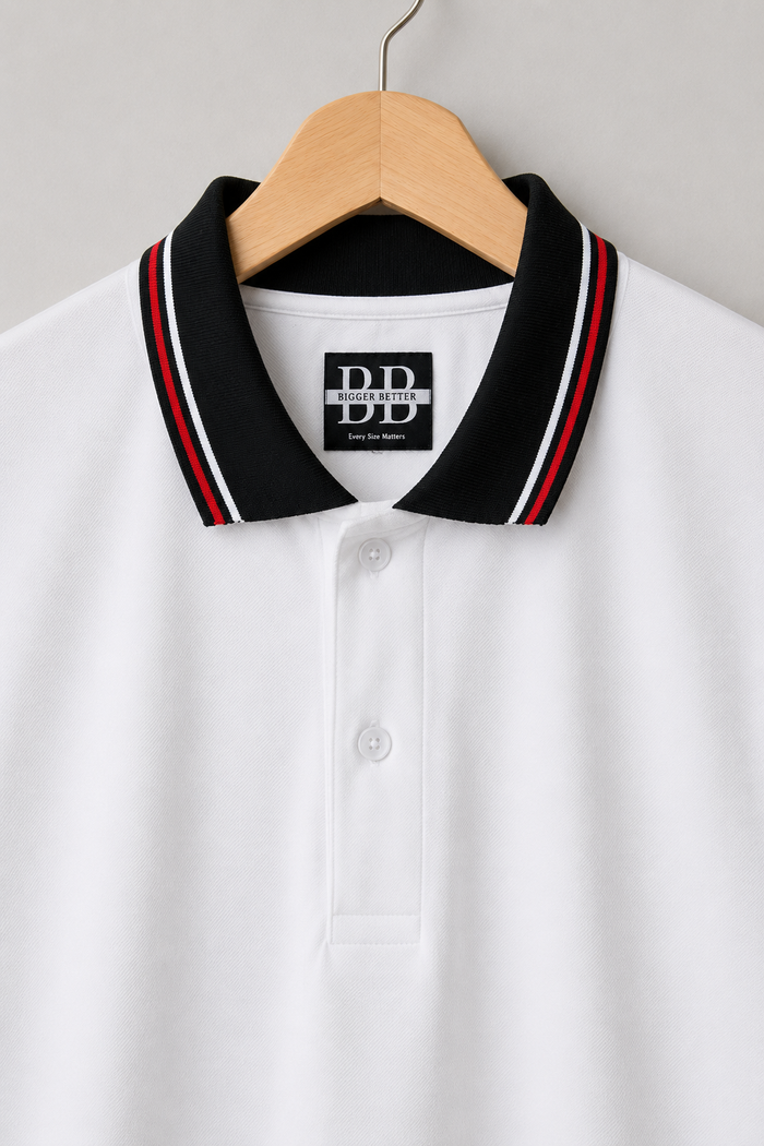 Riviera Tipped Collar Polo (Premium Cotton Blend)