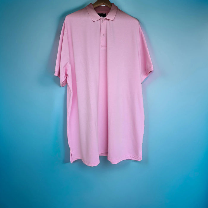 Premium Rose Pink Polo Neck Tshirt (Premium Cotton Blend) -