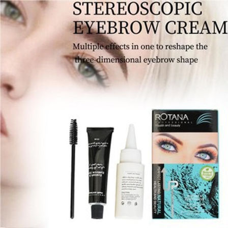 Rotana Eyebrow And Eyelash Tint Kit - Henna Dye, Lasts 3-5 Weeks, Complete Salon Solution - SD Cosmetics Care
