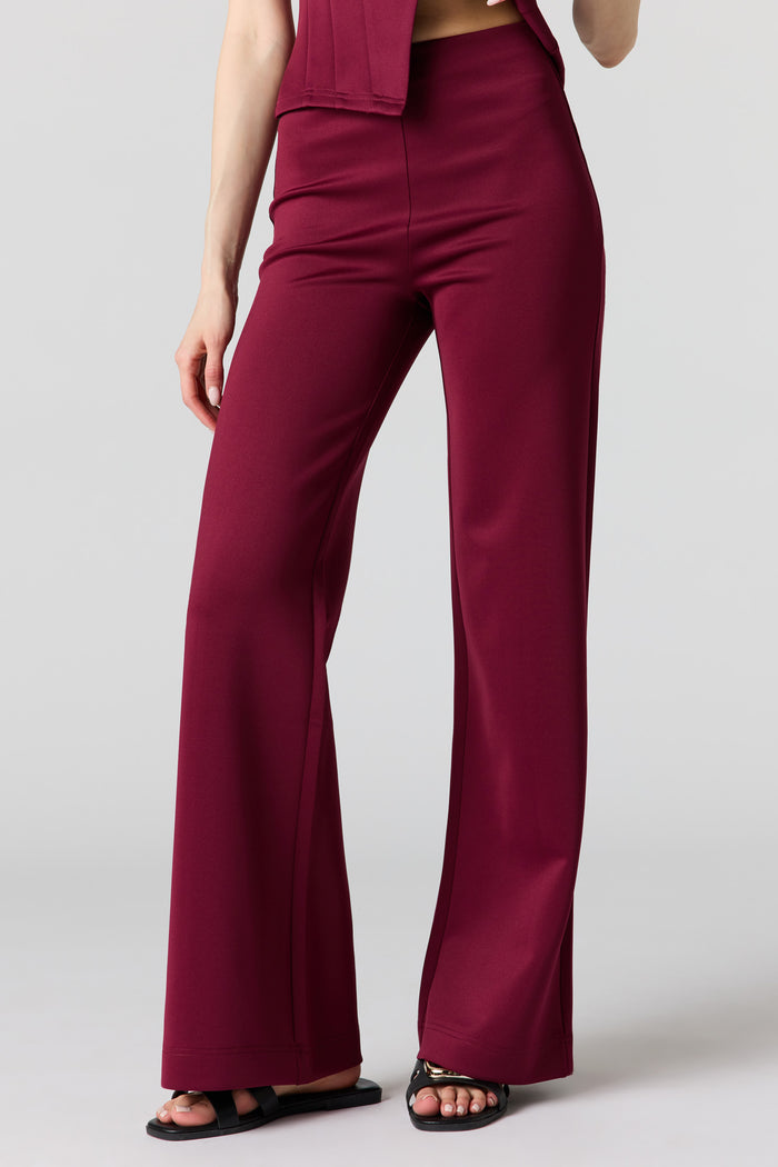 Scuba Wide Leg Dress Pant