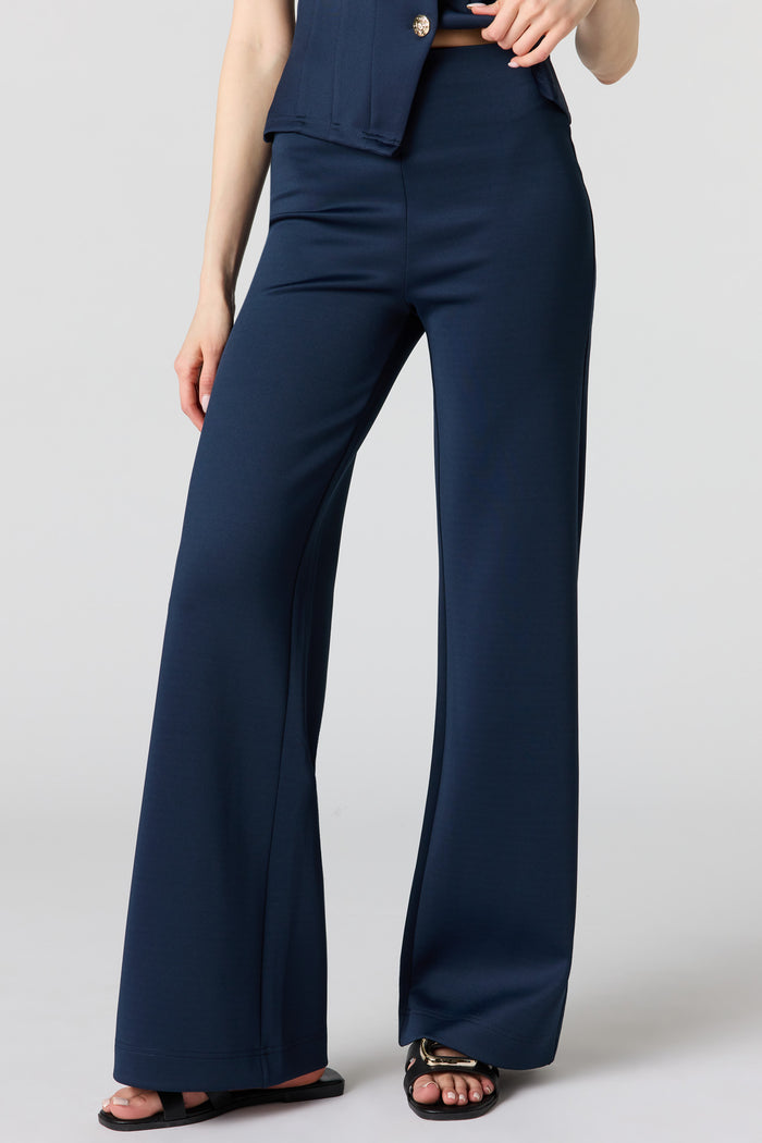 Scuba Wide Leg Dress Pant