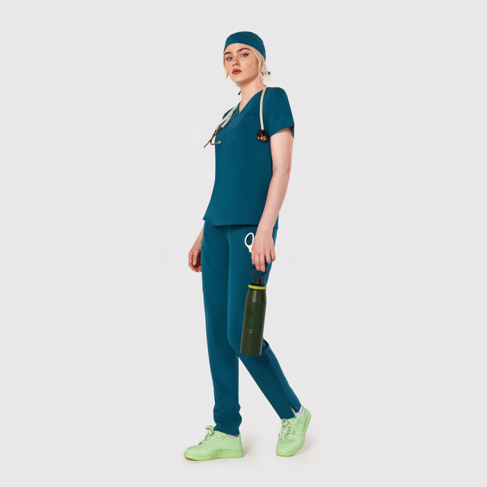 Seam Two-Pocket Scrub Top