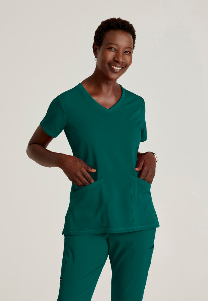 Serena Top - Hunter Green - Grey's Anatomy Scrubs