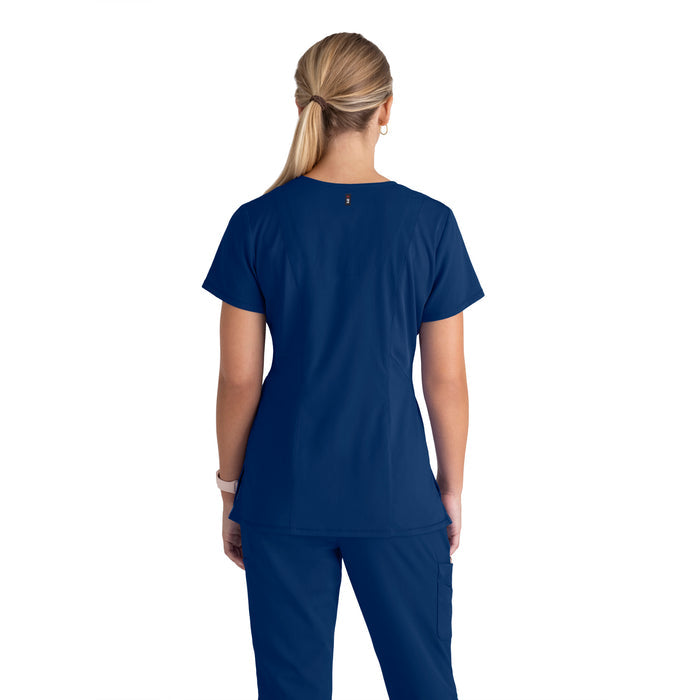 Serena Top - Indigo - Grey's Anatomy Scrubs