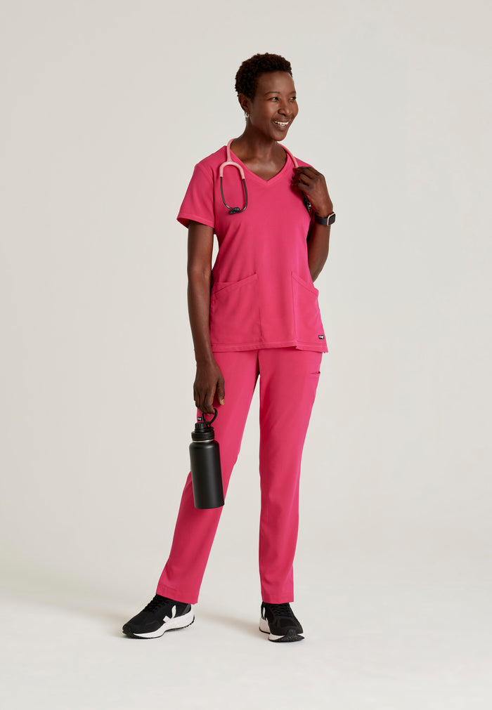 Serena Top - Vibrance Pink - Grey's Anatomy Scrubs