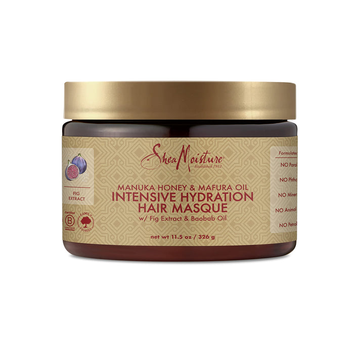SHEA MOISTURE Manuka Honey Masque With Mafura Oil Intensive Hydration Hair Masque With Fig & Baobab Oil ماسك الشعر