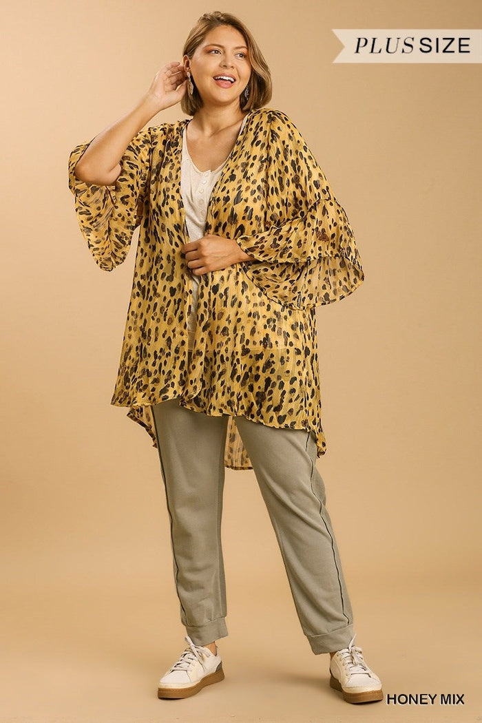 Sheer Animal Kimono