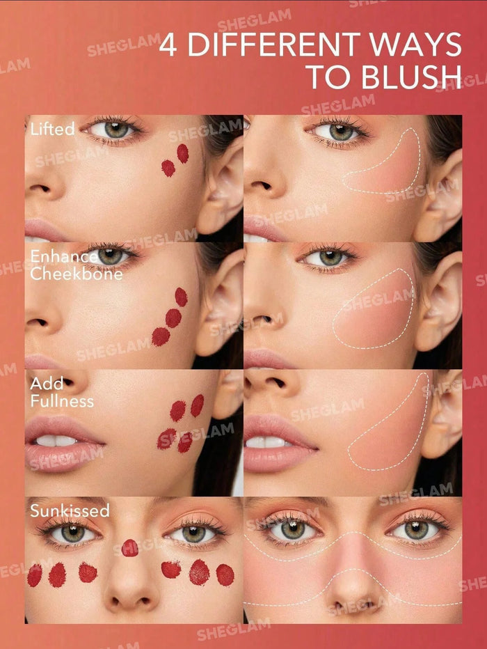 Sheglam Color Bloom Liquid Blush Matte Finish - Cutie pie
