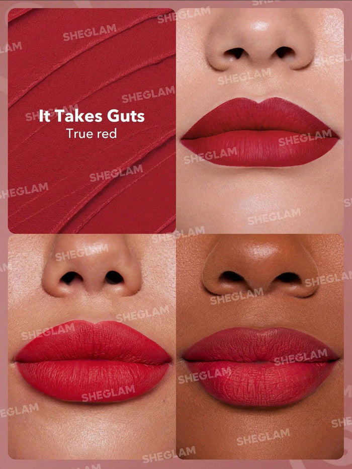 Sheglam Dynamatte Boom Long-lasting Matte Lipstick - It Takes Guts